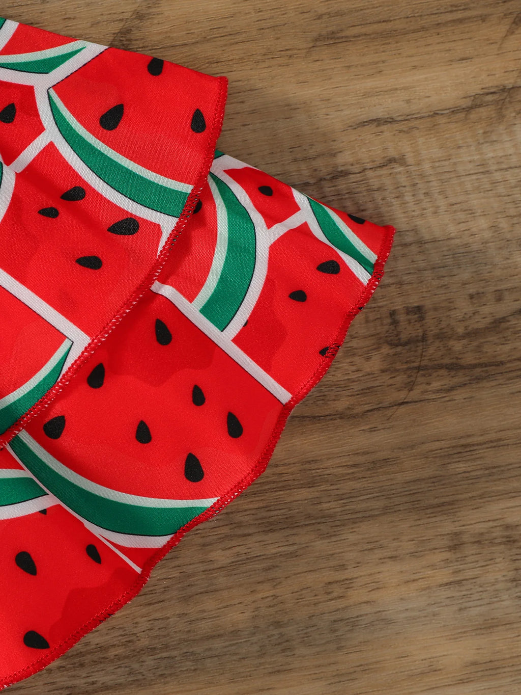 Conjunto Infantil Melancia – Verão | Sem Mangas | Look Fofo para Passeio e Férias (3–24 meses)