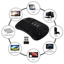 Mini Teclado Wireless com Touchpad e LED – Para Smart TV, TV Box, PC, PS3, Xbox, Notebook e Mais