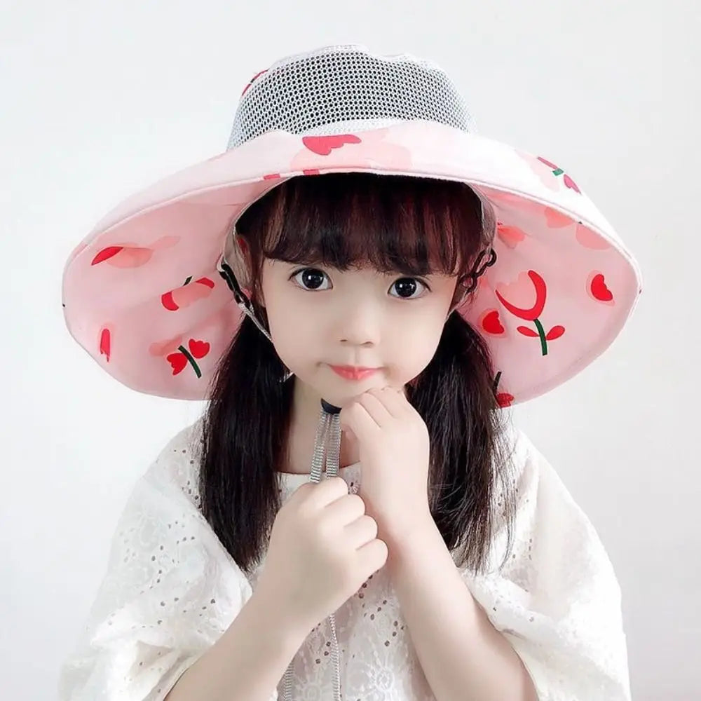 Chapéu Infantil com Proteção UV e Apito | Bucket Hat Bebê Unissex Verão | Proteção Solar com Orelhas e Pescoço