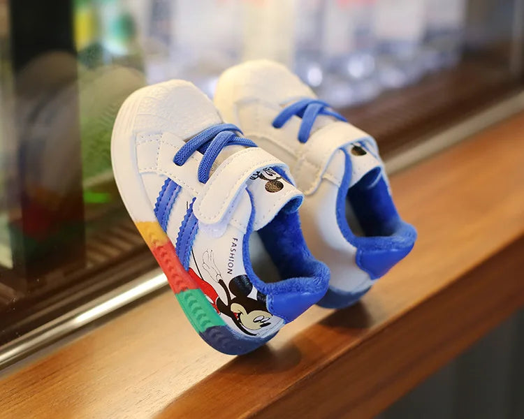 Tênis Infantil Mickey & Minnie | Unissex | Respirável e Confortável