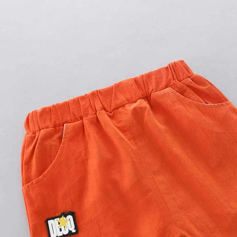 Conjunto Infantil 2 Peças de Verão – Camisa Estampa Dinossauro + Shorts