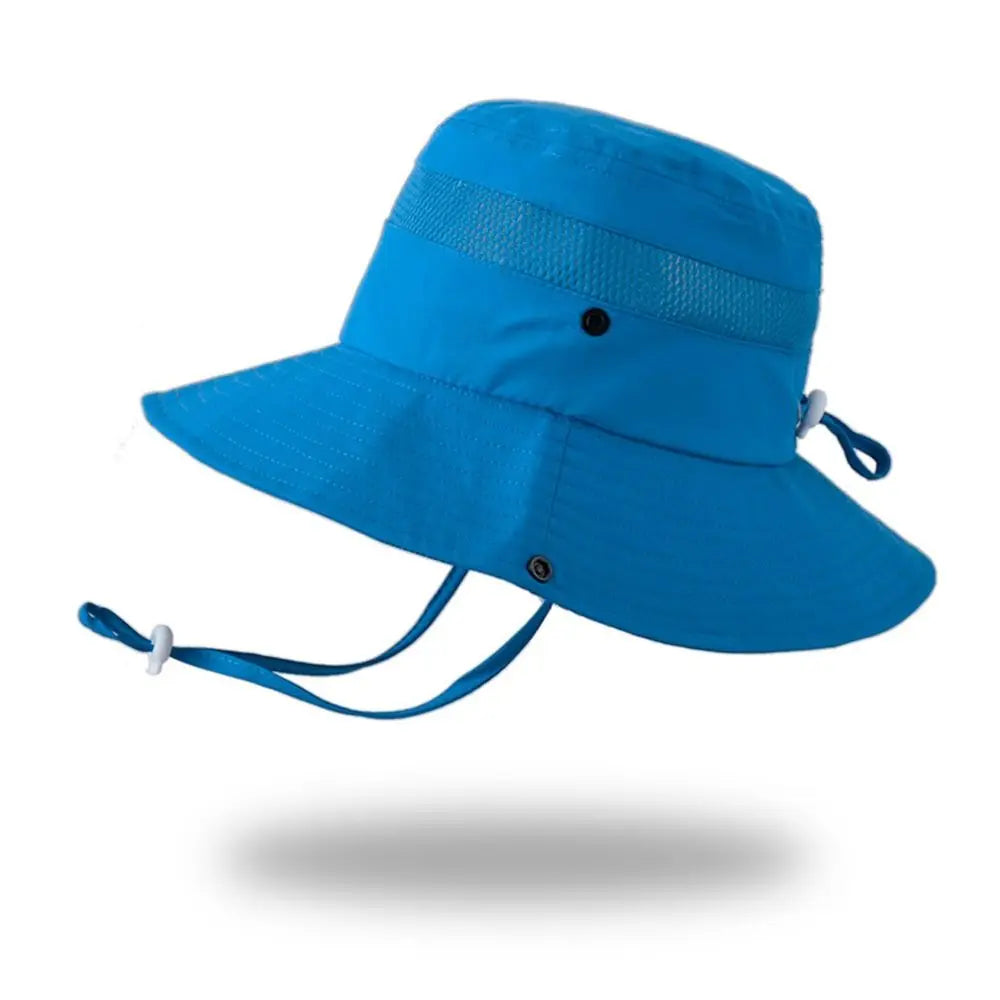 Chapéu Infantil com Proteção UV e Apito | Bucket Hat Bebê Unissex Verão | Proteção Solar com Orelhas e Pescoço