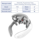 Massageador Cervical Inteligente TENS com Aquecimento – Alívio Profundo para Pescoço e Ombros