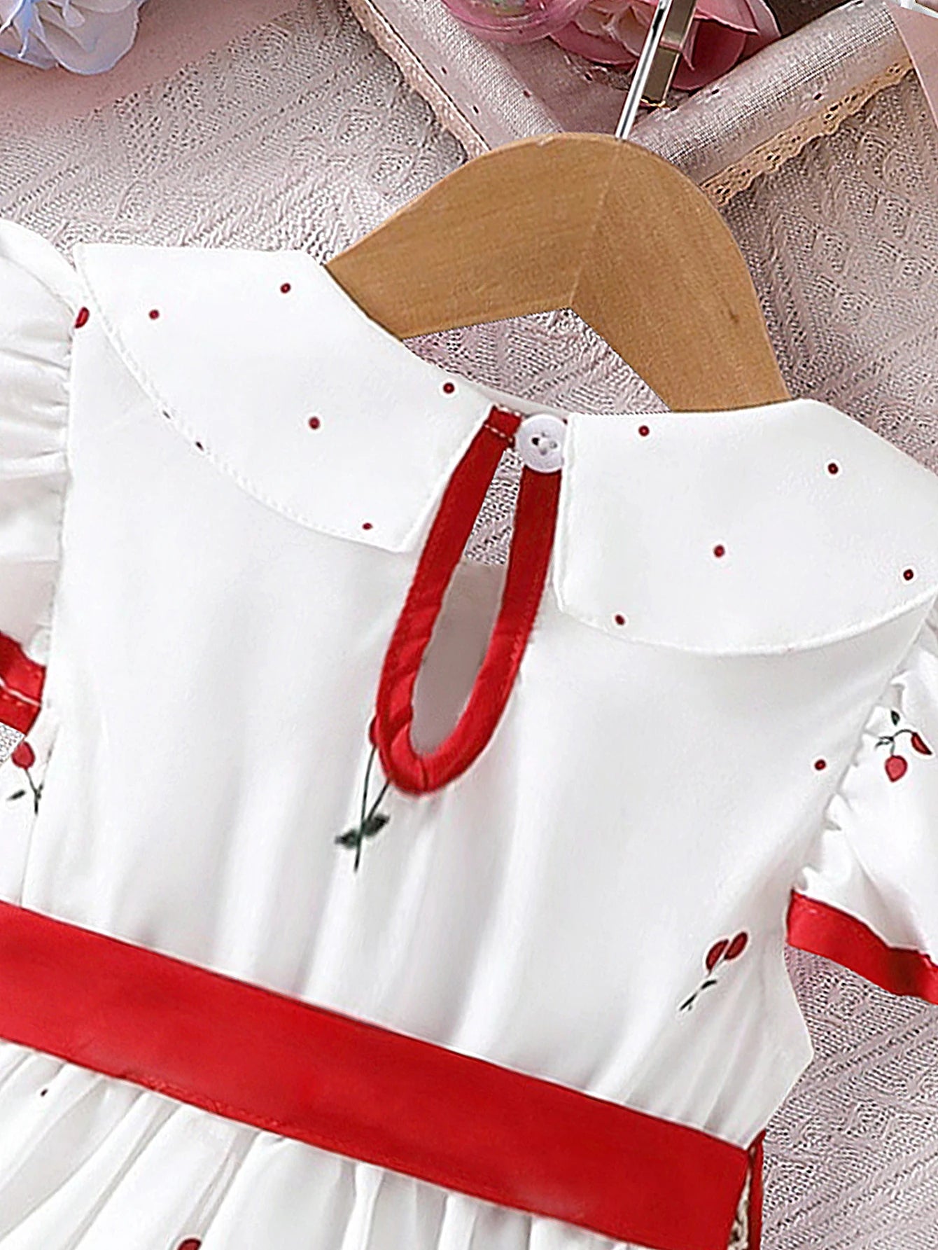 Vestido Infantil Floral Importado – Modelo Princesa, Fresquinho e Confortável para Bebês (0 a 3 anos)