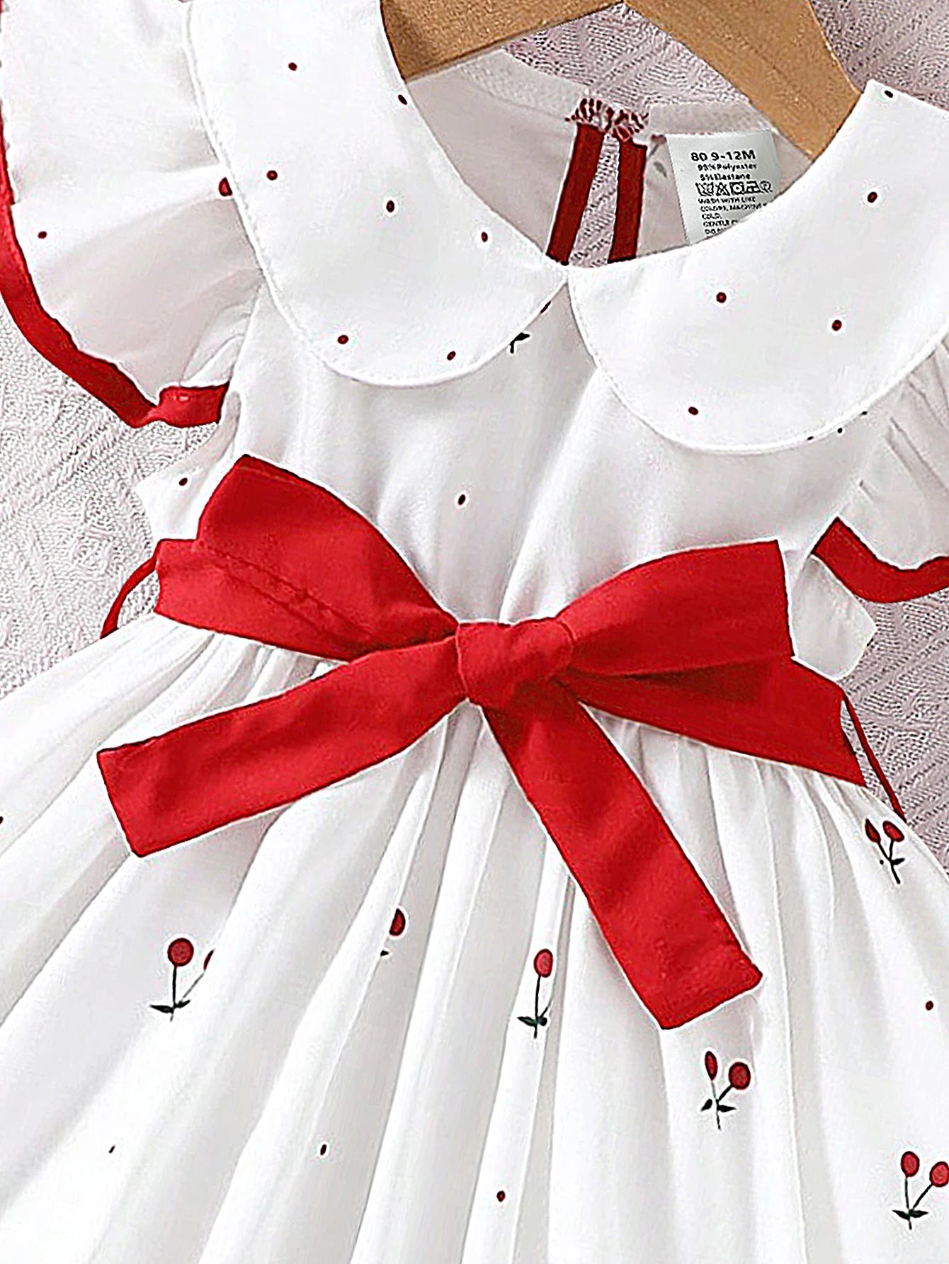 Vestido Infantil Floral Importado – Modelo Princesa, Fresquinho e Confortável para Bebês (0 a 3 anos)