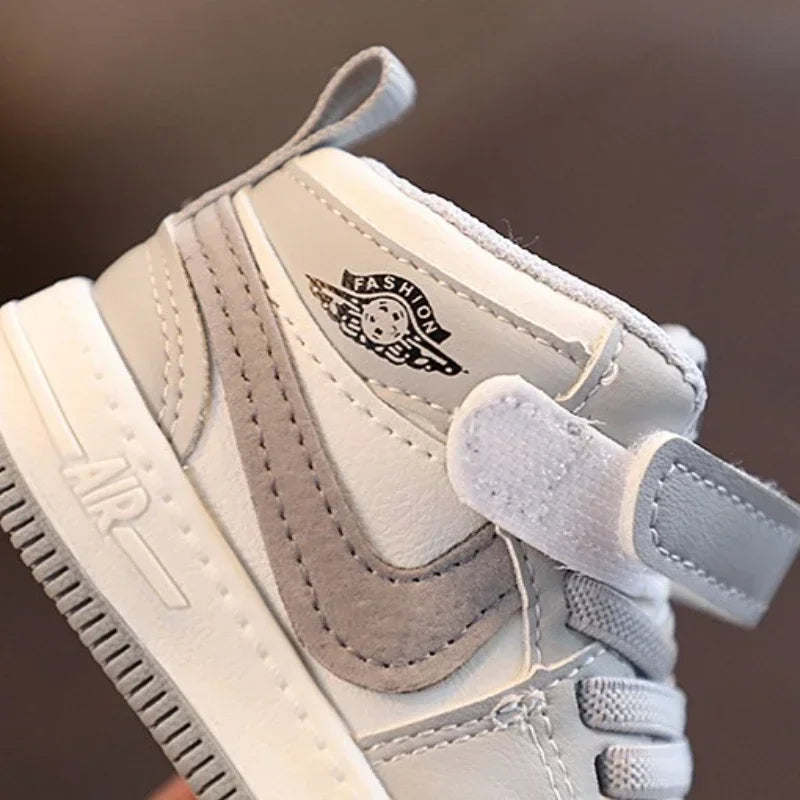 Tênis Infantil Cano Alto Casual | Unissex | Confortável e Respirável