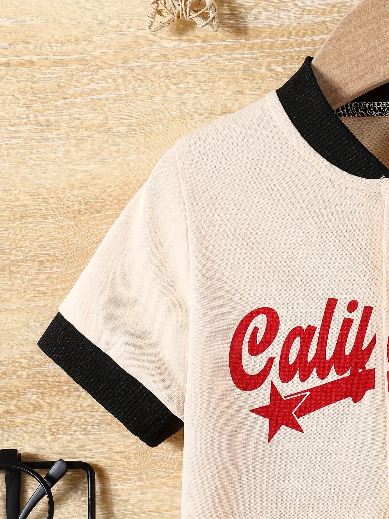 Conjunto Infantil Menino Verão 2 Peças – Jaqueta Baseball + Shorts | Conforto e Estilo Casual e Esportivo