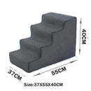 Escada Pet Anti-Escorregão para Cães e Gatos – 2, 3 ou 4 Degraus | Conforto, Segurança e Acesso Fácil