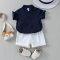 Conjunto 2 Peças Infantil Menino – Camiseta + Shorts | Look Fresquinho para o Verão ☀️👶