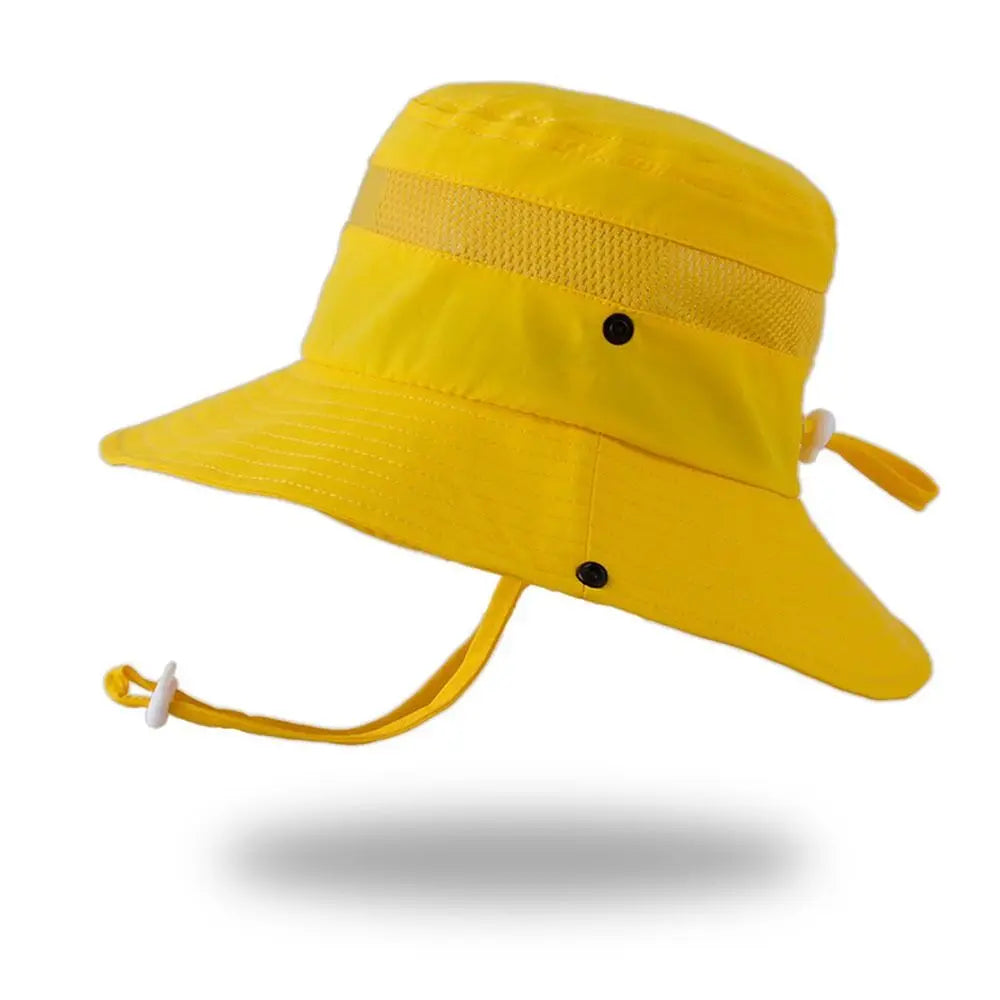 Chapéu Infantil com Proteção UV e Apito | Bucket Hat Bebê Unissex Verão | Proteção Solar com Orelhas e Pescoço