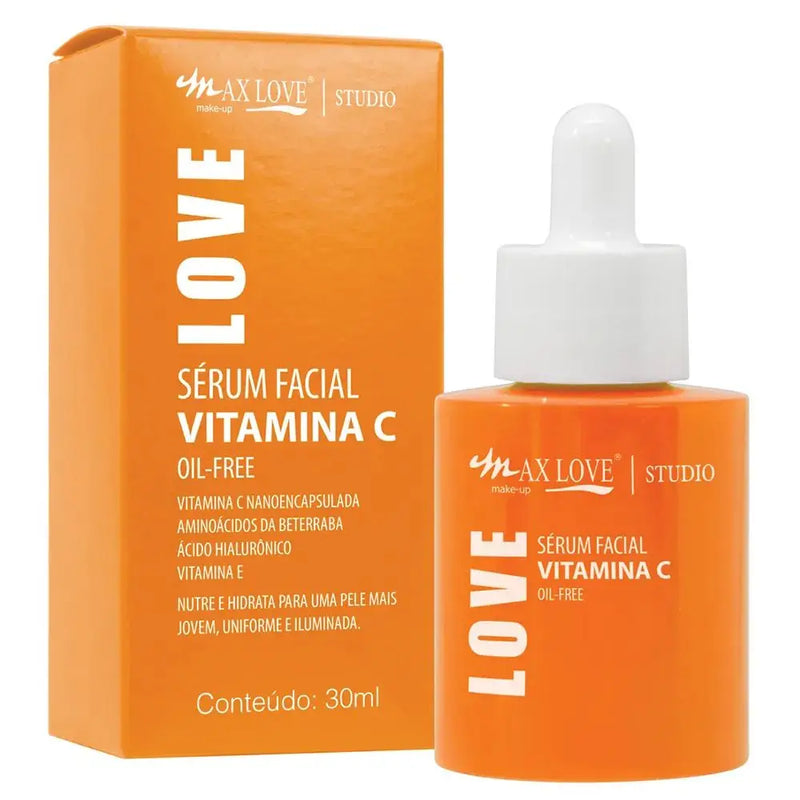 Kit C/3 Max Love – Sérum de Vitamina C + Sérum 3 em 1 + Sérum de Rosa Mosqueta